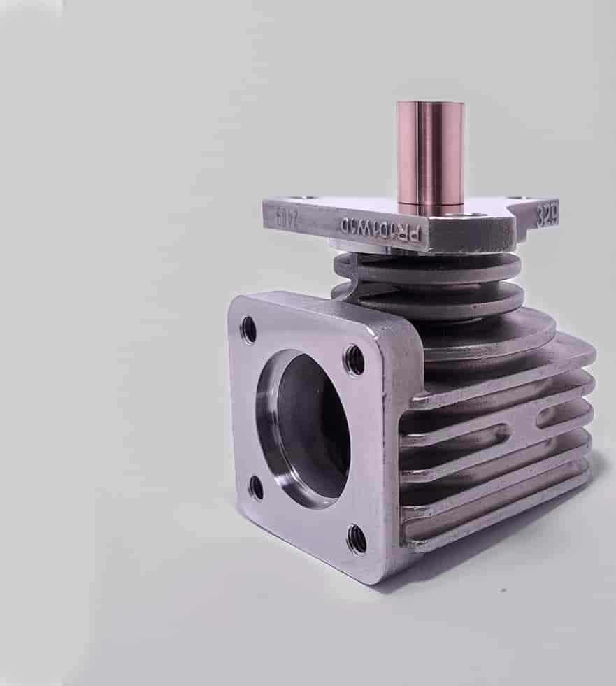 PR101W10 Wastegate-/ Bypassventil-Kühlkörper von Prototypo Christidis für Porsche Turbo 930, 931 und 964, Referenznummern 93012306012, 93012306013, 96412306020, 93112306606, 93012306011, 93112306602